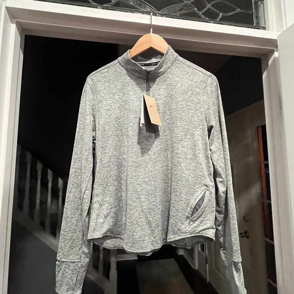 NWT! Nike Women's Swift Dri-FIT UV 1/4-Zip Running Pullover!